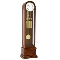 Hermle Mechanical 8-Day Cable Driven Westminster Walnut Finish Grandfather Clock 01087-030461