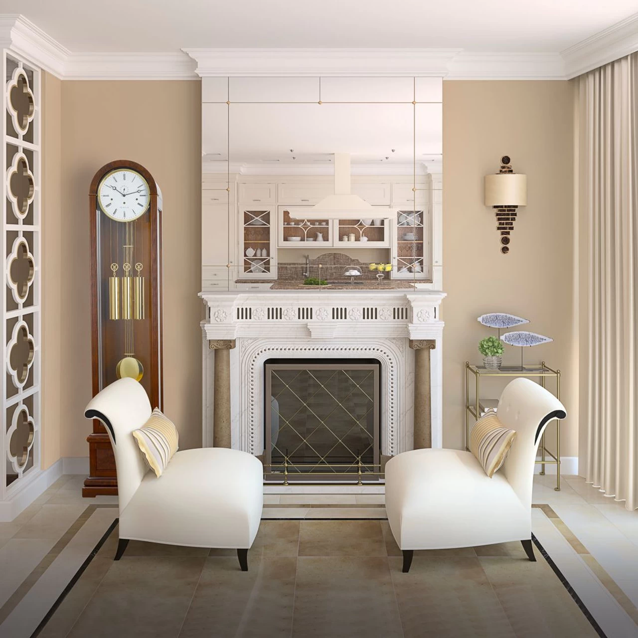 Hermle Mechanical 8-Day Cable Driven Westminster Walnut Finish Grandfather Clock 01087-030461 4 Hermle Mechanical 8-Day Cable Driven Westminster Walnut Finish Grandfather Clock 01087-030461 - Image 2