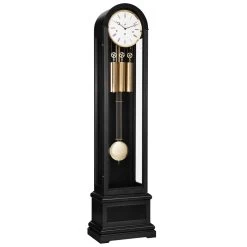 Hermle Mechanical 8-Day Cable Driven Westminster Black Grandfather Clock 01087-740461