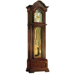 Hermle Solid Wood 8-Day Triple Chime Mechanical Movement Grandfather Clock 01093-031171