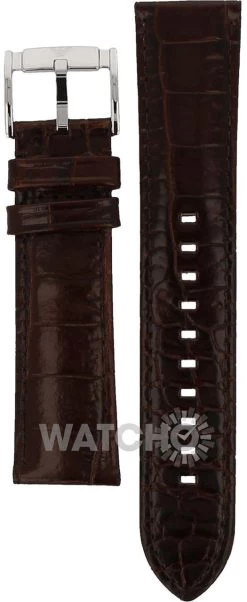 Armani Replacement Watch Strap Brown Leather For AR2427 With Free Connecting Pins