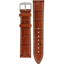 Hirsch Modena Replacement Watch Strap Golden Brown Alligator Embossed Leather 20mm With Free Connecting Pins -Fashion Watch Shop 10302870 2 20 1 48165.1442680425