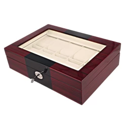 Orbit Red And Black Wooden Luxury Watch Box For 10 Watches With Free Personalisation OW201 -Fashion Watch Shop 11 46799.1644968740