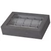 Mele And Co Jarred 10 Piece Watch Box Bonded Leather In Light Grey 1581 -Fashion Watch Shop 1581 70824.1654076470