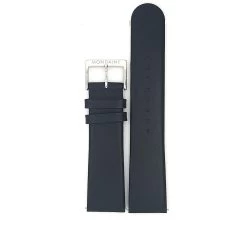 Mondaine Replacement Watch Strap Black Leather 22mm FE1682220Q6 With Free Pins
