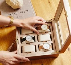 WOLF Palermo 6 Piece Rose Gold Watch Box 213816 -Fashion Watch Shop 213816 RoseGoldWBjpg 43063.1615456776 1