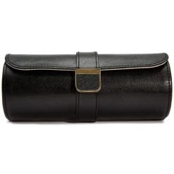 Wolf Palermo Double Watch Roll With Jewellery Case In Black Anthracite 213902 -Fashion Watch Shop 213902 1 04022.1675676809