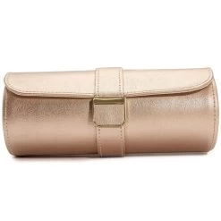 Wolf Palermo Double Watch Roll With Jewellery Case In Rose Gold 213916 -Fashion Watch Shop 213916 1 92836.1675678798