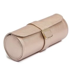 Wolf Palermo Double Watch Roll With Jewellery Case In Rose Gold 213916 -Fashion Watch Shop 213916 2 04269.1675677104