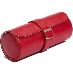 Wolf Palermo Double Watch Roll With Jewellery Case In Red 213972 -Fashion Watch Shop 213972 2 91009.1675676945