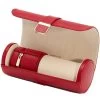 Wolf Palermo Double Watch Roll With Jewellery Case In Red 213972 -Fashion Watch Shop 213972 3 35127.1676036142