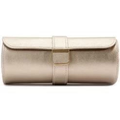 Wolf Palermo Double Watch Roll With Jewellery Case In Pewter 213978 -Fashion Watch Shop 213978 1 23812.1675678755