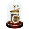 Hermle Astrolabium Skeleton Glass Dome Mahogany Table Clock 22836-072987 -Fashion Watch Shop 22836 072987 37452.1653113950