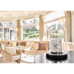 Hermle Astrolabium Skeleton Glass Dome Black Table Clock 22836-742987 -Fashion Watch Shop 22836 742987 90241.1653113914 1