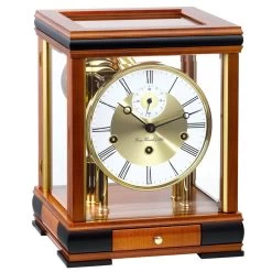 Hermle Westminster Cherrywood Cube Table Clock 22998-160352
