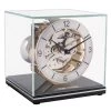 Hermle 8-Day Westminster Chime Movement Black Wooden Base Cube Table Clock 23052-740340 -Fashion Watch Shop 23052 740340 1 38409.1654639042 1
