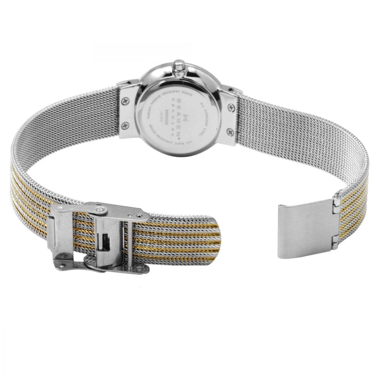 Skagen Replacement Watch Strap Two-Tone Mesh For 355SSGS With Screws