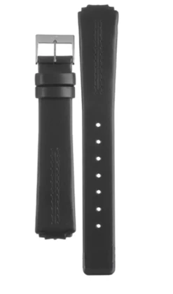 Skagen Replacement Black Leather Watch Strap For 433SSLC And 433SSLB With Free Connecting Screws