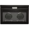 WOLF Viceroy Black Double Watch Winder With 3 Piece Storage 456202 -Fashion Watch Shop 456202 62810.1546602156