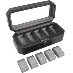 WOLF Windsor Black And Grey 5 Piece Watch Box 4583029 -Fashion Watch Shop 4583029 2 69206.1686830237 1