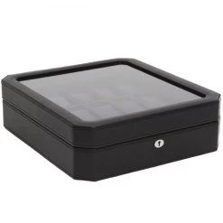 WOLF Windsor Black/Purple Wrist Watch Storage Box For 15 Watches 458503 -Fashion Watch Shop 458503 2 46510.1615896608 1