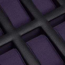 WOLF Windsor Black/Purple Wrist Watch Storage Box For 15 Watches 458503 -Fashion Watch Shop 458503 3 68883.1615896608 2