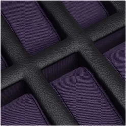 Wolf Windsor Black/Purple Watch Storage Box With Drawer For 10 Watches 458603 -Fashion Watch Shop 458603 2 17851.1624010916