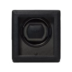 WOLF Cub Watchwinder With Cover In Pebble Black 461103 -Fashion Watch Shop 461103 2 36409.1670934015