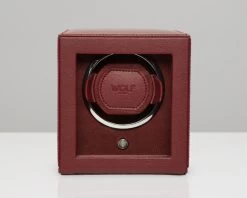 Wolf Cub Single Watch Winder With Glass Cover Bordeaux 461126 -Fashion Watch Shop 461126 11 76828.1605542595