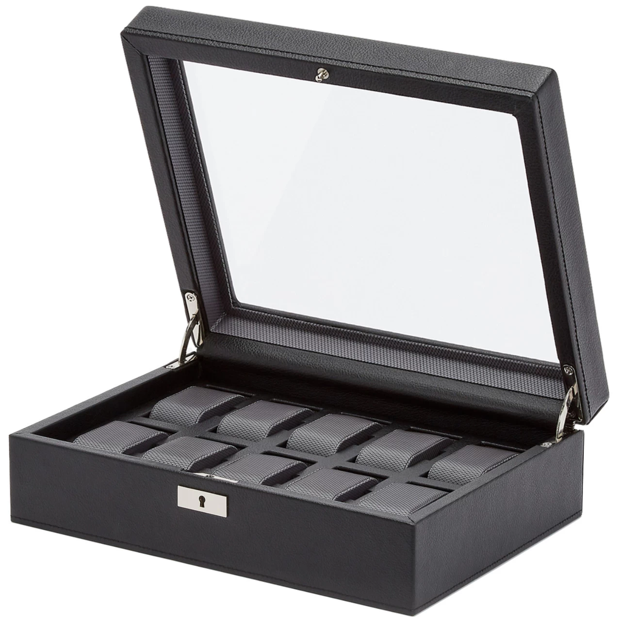WOLF Viceroy 10 Piece Black Watch Box 466102 4 WOLF Viceroy 10 Piece Black Watch Box 466102 - Image 2