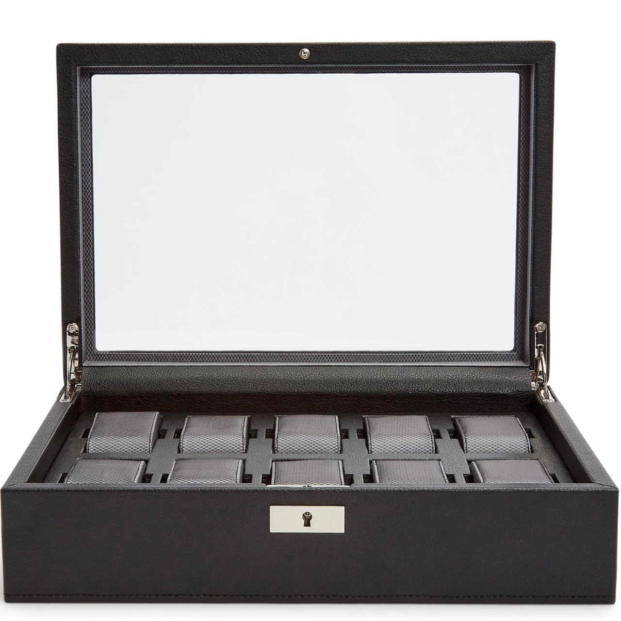 WOLF Viceroy 10 Piece Black Watch Box 466102 3 WOLF Viceroy 10 Piece Black Watch Box 466102