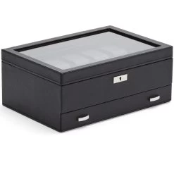 WOLF Viceroy 10 Piece Black Watch Box With Storage 466202 -Fashion Watch Shop 466202 3 45455.1618387604 1