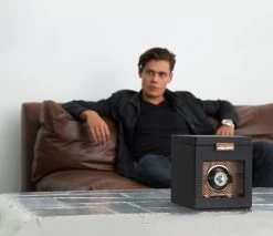 WOLF Axis Collection Copper Single Watch Winder With Storage 469216 -Fashion Watch Shop 469216 Axis SingleWinderStorage copy 56249.1615458713