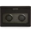 WOLF Axis Collection Powder Coat Double Watch Winder With Storage 469303 -Fashion Watch Shop 469303 3 82502.1615366343
