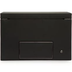 WOLF Axis Collection Powder Coat Double Watch Winder With Storage 469303 -Fashion Watch Shop 469303 20133.1615366327