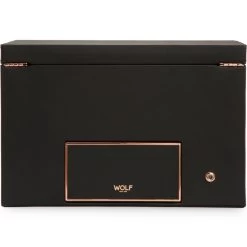 WOLF Axis Collection Copper Double Watch Winder With Storage 469316 -Fashion Watch Shop 469316 62288.1616642083