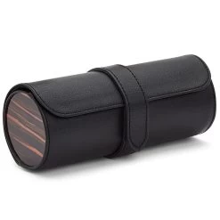 Wolf Roadster Watch Roll Vegan Leather In Black 477856 -Fashion Watch Shop 477856 3 02176.1681212713