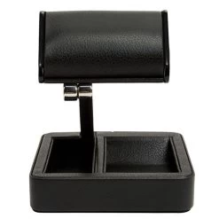 Wolf Roadster Black Single Travel Watch Stand 485202