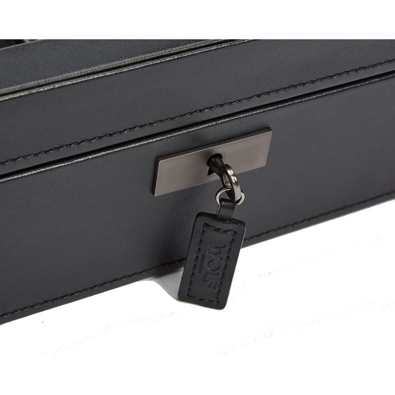 Wolf Axis 10 Piece Powder Coat Vegan Leather Watch Box 488103 6 Wolf Axis 10 Piece Powder Coat Vegan Leather Watch Box 488103 - Image 4