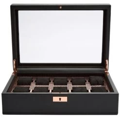 Wolf Axis 10 Piece Copper Plated Vegan Leather Watch Box 488116 -Fashion Watch Shop 488116 4 29821.1675753896 2