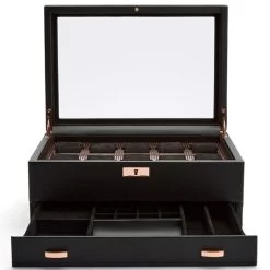 Wolf Axis 10 Piece Copper Plated With Drawer Watch Box 488216 -Fashion Watch Shop 488216 4 48218.1675754078 2
