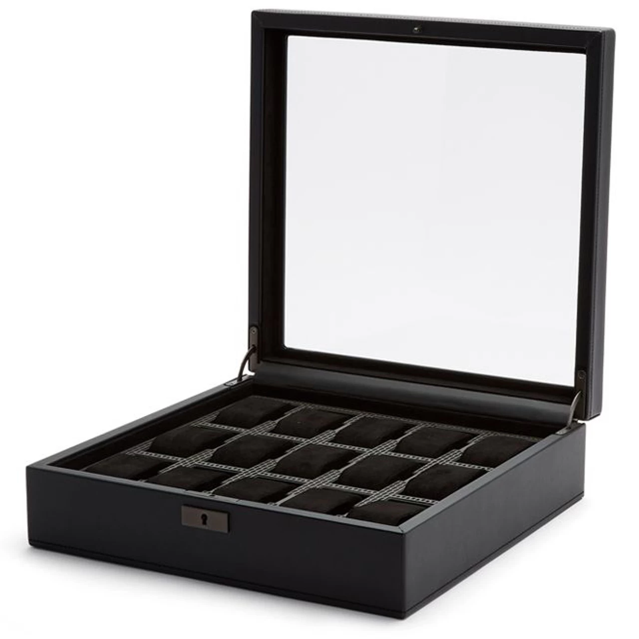 Wolf Axis 15 Piece Powder Coat Vegan Leather Watch Box 488303 3 Wolf Axis 15 Piece Powder Coat Vegan Leather Watch Box 488303