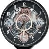 Rhythm Gadget Musical Magic Motion Clock Black Gear 4MH886WD02 -Fashion Watch Shop 4mh886wd02 gadget lg 66686.1415732494.1280.1280 18397.1490837103 2