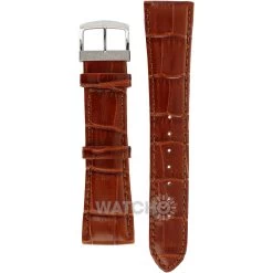 Citizen Replacement Watch Strap Brown Crocodile Embossed Leather 59-S52073 For BV1060-15E With Pins