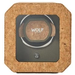 Wolf Cortica Single Watch Winder With Khaki Green Interior 668161