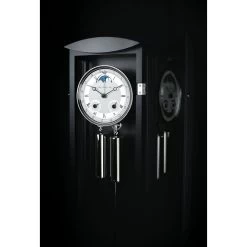 Hermle Regulator Mechanical 8-Day Cable Driven Black Wall Clock 70650-740058 -Fashion Watch Shop 70650 740058 53979.1655175995 1