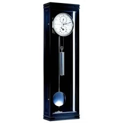 Hermle Regulator Mechanical Power Reserve Anchor Black Wall Clock 70875-740761