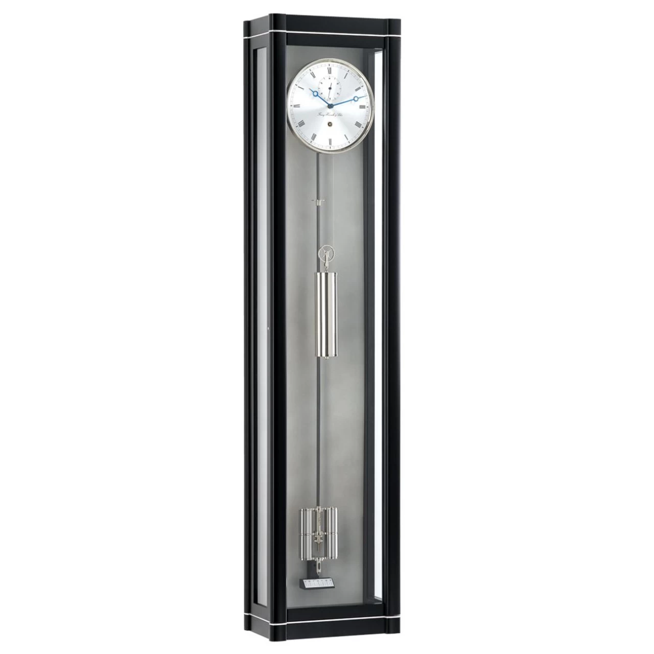 Hermle Mechanical Cable-Driven Power Reserve Black Long Case Wall Clock 70961-740761 3 Hermle Mechanical Cable-Driven Power Reserve Black Long Case Wall Clock 70961-740761