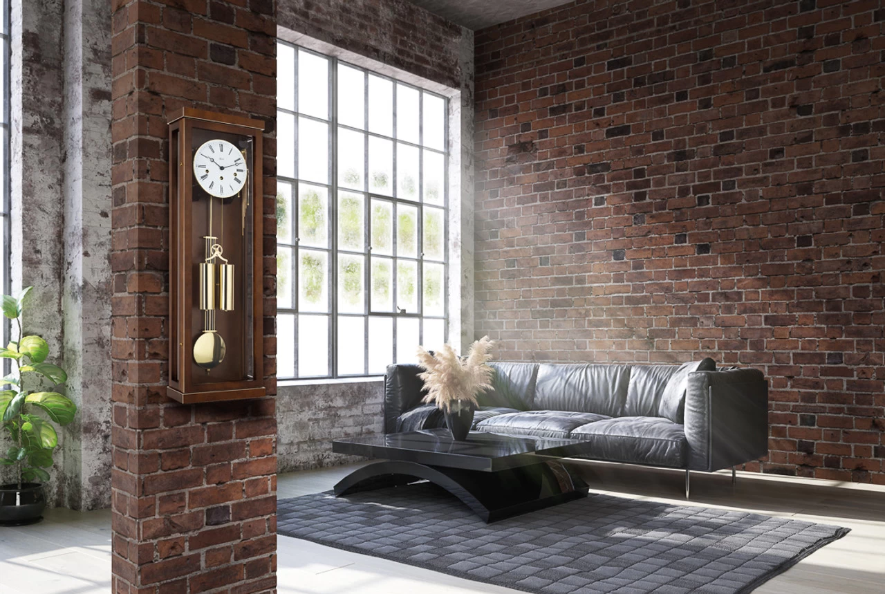 Hermle Mechanical Regulator Westminster Chime Walnut Wall Clock 70994-030351 4 Hermle Mechanical Regulator Westminster Chime Walnut Wall Clock 70994-030351 - Image 2