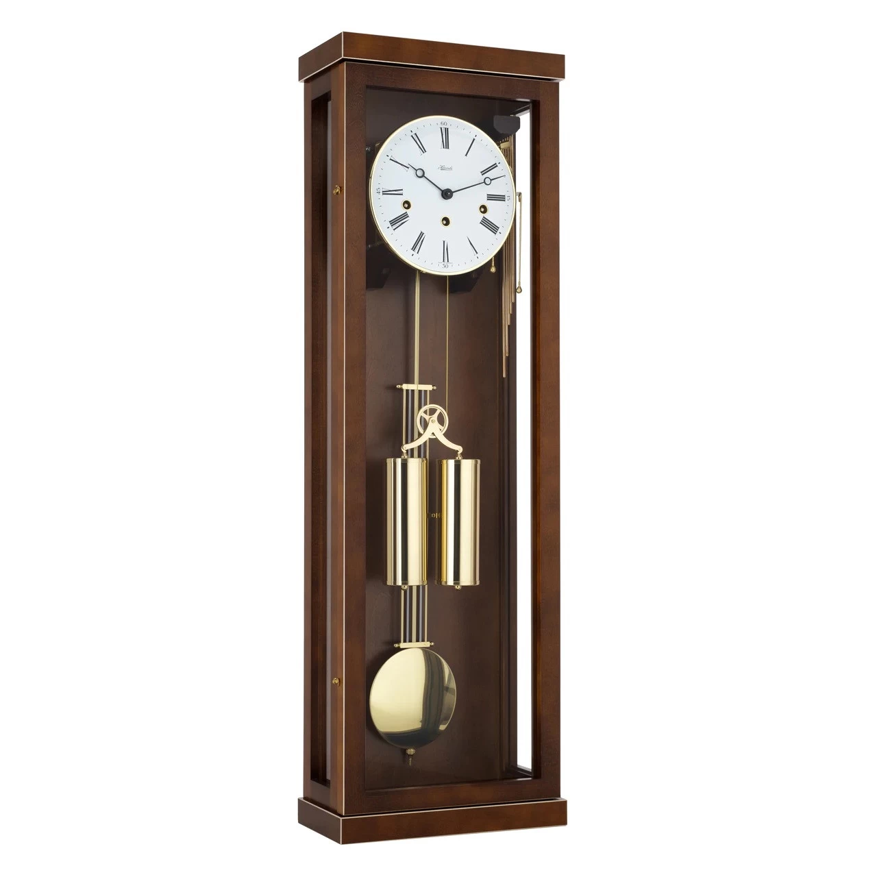 Hermle Mechanical Regulator Westminster Chime Walnut Wall Clock 70994-030351 3 Hermle Mechanical Regulator Westminster Chime Walnut Wall Clock 70994-030351